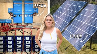 Complete Off-Grid Solar Power System & Battery Bank (Start to Finish I