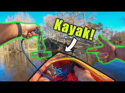 Magnet Fishing From A Kayak! (Huge Finds)
