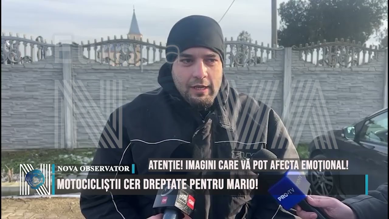 Motocicliștii cer dreptate pentru Mario!