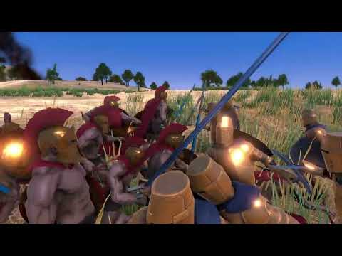 10.000 SPARTANS HEAVY CHARGE vs 2.000 GOLDEN KNIGHTS - Ultimate Epic Battle Simulator