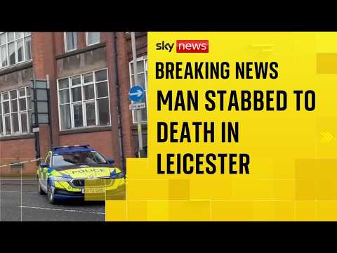 Murder investigation under way in Leicester