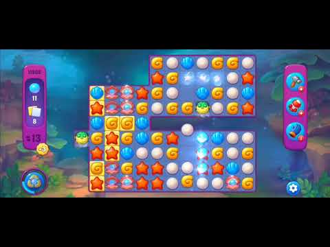 Fishdom Super Hard Level 11986 (with full seashell) @choraelmin