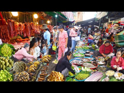 Khmer food tour in Cambodia - Amazing Skills, Fast Food, & More - Cambodia food vlog