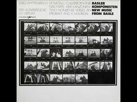 Jürg Wyttenbach - DE METTALI für Bariton und grosses Orchester (1964/65)