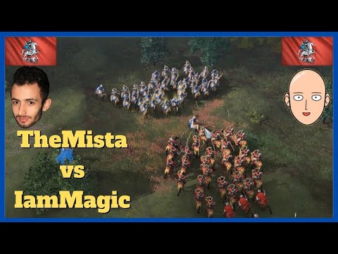 GOATs of AoM face off in AoE4 | TheMista (Rus) vs IamMagic (Rus) (Game 1) #aoe4 #ageofempires