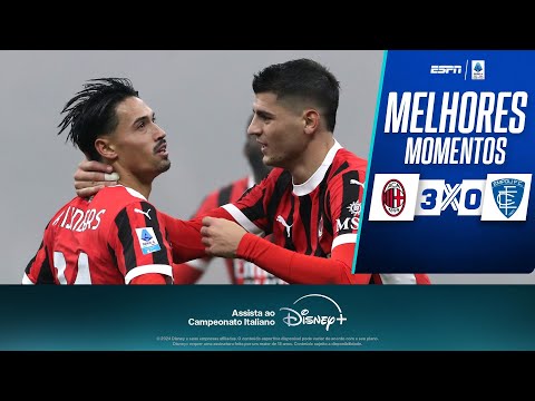 Gols e lances de Milan x Empoli