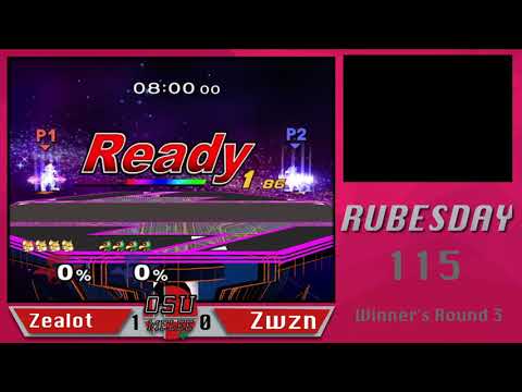 Zealot (Fox) vs Zwzn (Falco) - Rubesday 115: Winner's Round 3