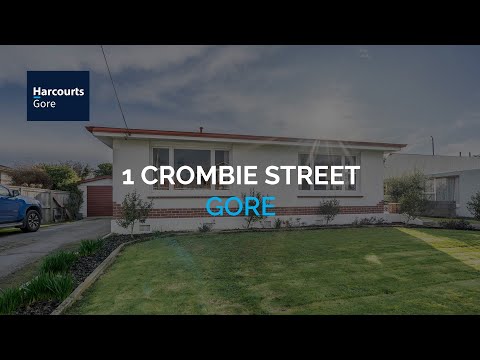 1 Crombie Street, Gore, Southland, 2房, 1浴, 独立别墅