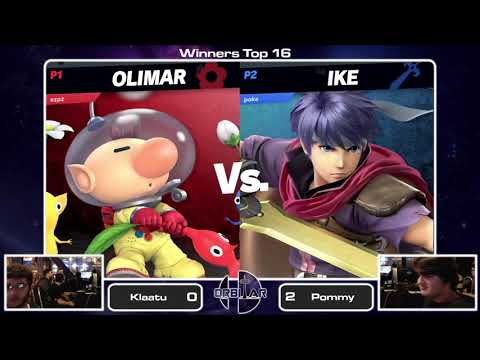 Klaatu (Olimar, Piranha Plant) vs. Pommy (Ike, Shulk) - Orbitar 86 - Winners Semis