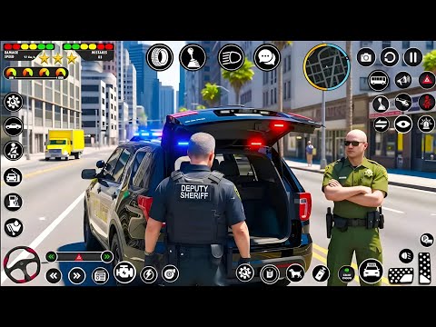 🚓 Police Car Chase Simulator 3D – Real City Cop Pursuit Gameplay (Android)
