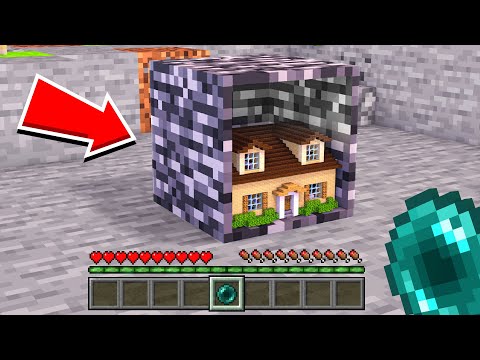 HO COSTRUITO UNA CASA DENTRO UN BLOCCO DI BEDROCK! - Minecraft ITA