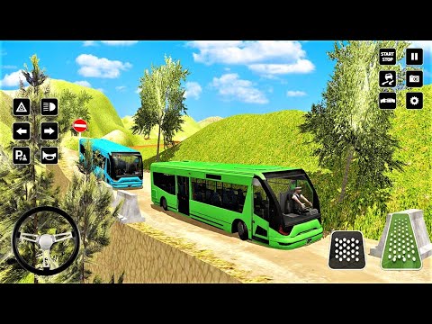 Off Road Bus Simultor 2019: 3D Coach Driver Game / Android & iOS Gameplay - HD #2