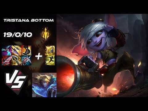 BOTTOM Tristana vs Ezreal - EU Grandmaster Patch 25.S2.4
