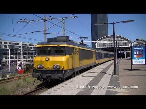 Vertrek ICRm met E-Loc 1741 van Station Den Haag HS
