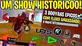 UM SHOOOW! 3 BOOYAHS DO FLUXO AMASSANDO MAPA INTEIRO DE FORMA HISTORICAA!