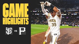 Nick Gonzales Walks It Off in Win | Giants vs. Pirates Highlights (5/21/24)