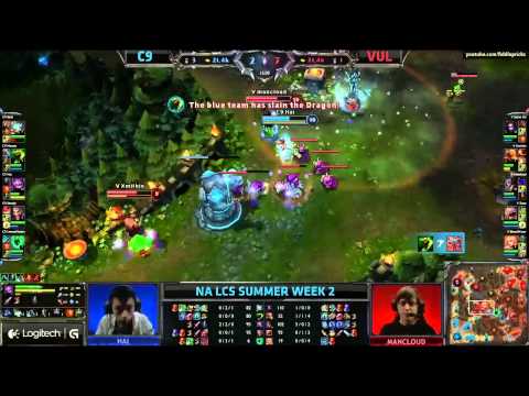 Cloud 9 vs Team Vulcun (LCS 2013 NA Summer Split W2 D2)