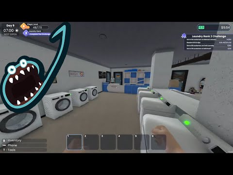 Jerma Streams - Laundry Store Simulator