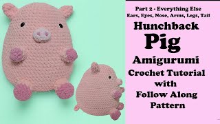 Hunchback Pig Amigurumi Tutorial Part 2 Everything Else