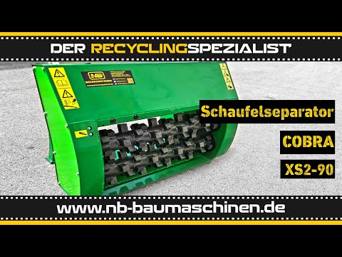 COBRA XS 2-90 | Schaufelseparator | Siebschaufel | Sieblöffel | Miete