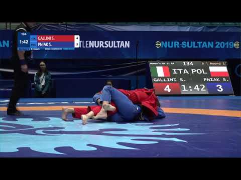 Round 1 Women's GP GI - 64 kg: S. GALLINI (ITA) v. S. PNIAK (POL)