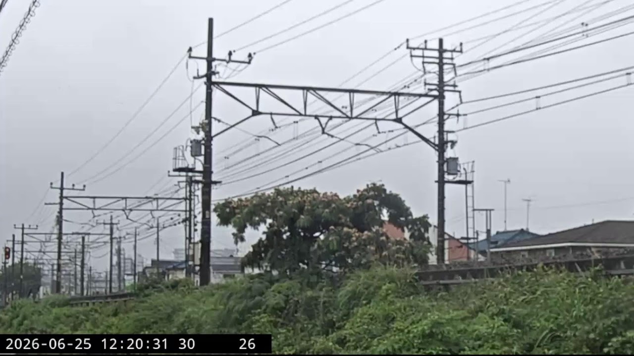 Live webcam view of JR Chuo Line Toyoda–Hino Trains