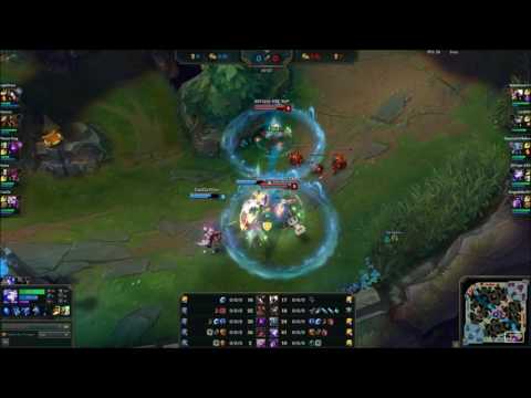 Ashe Ft. Taric Vs. Xayah Ft. Soraka Botlane