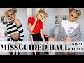 Missguided Haul Rival Closet Haul Try On Haul Complete Outfit Looks