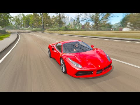GOLIAS SURPRESA DE FERRARI 488 GTB - FORZA HORIZON 4