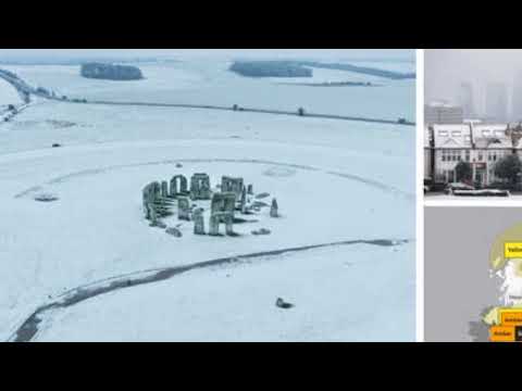 Great Britain is at the mercy of the elements: snow storm Larisa hit the north of the country