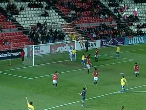 2ª División 09/10 - 21ª Jornada - Nástic de Tarragona vs UD Las Palmas (2-1) SAÚL