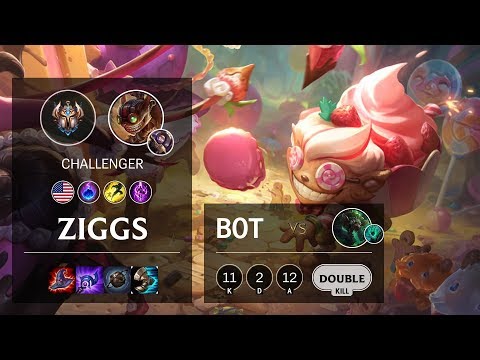 Ziggs Bot vs Twitch - NA Challenger Patch 10.12