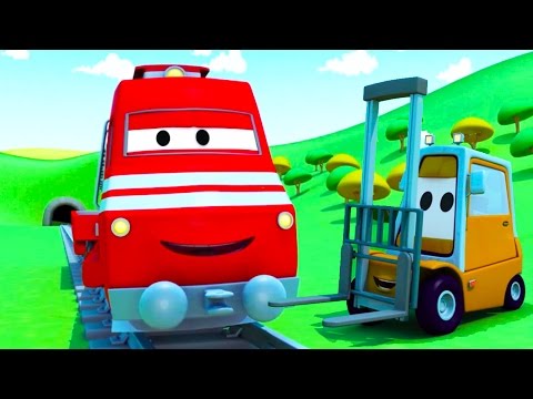 Tåget Troy 🚃: Gaffeltrucken Francis | Bilköping |Bil- och lastbilsserier för barn 🚃