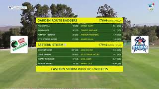Download lagu Garden Route Badgers vs Eastern Storm - CSA T20 Knockout 2025/26 mp3