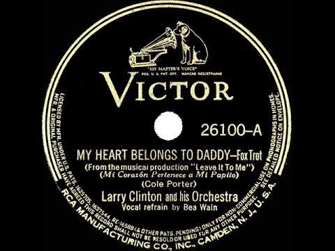 1938 Larry Clinton - My Heart Belongs To Daddy (Bea Wain, vocal)