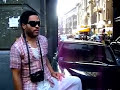 Lenny Kravitz on the streets of Kiev 