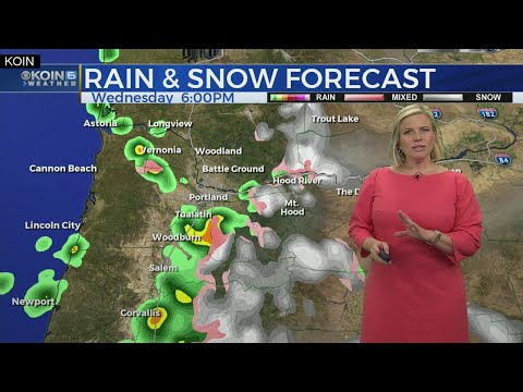 6 p.m. Wednesday evening forecast KOIN 6 News Feb. 20, 2019