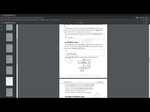 رسم الفلو جارت في حالة ال loops