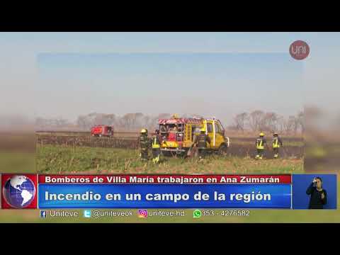 Incendio en la zona rural de Ana Zumarán