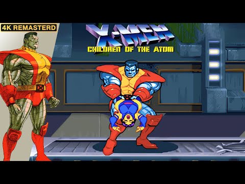 X-Men: Children of the Atom Colossus Longplay (Arcade) [4K/Remastered/60FPS]