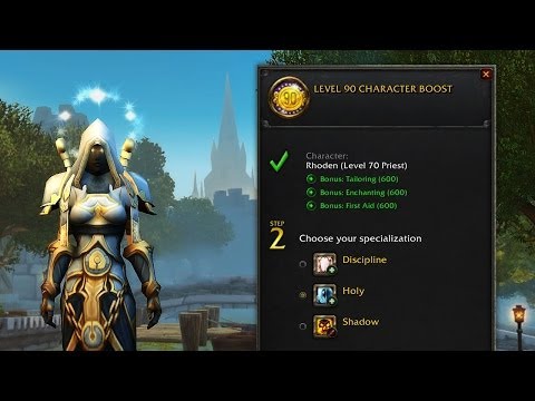 Warlords of Draenor Pre-Purchase Character Boost Tutorial