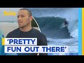 Surfers brave massive cyclone swell on Gold Coast | Today Show Australia