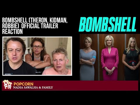 BOMBSHELL (Official Teaser Theron, Kidman, Robbie) The Popcorn Junkies REACTION