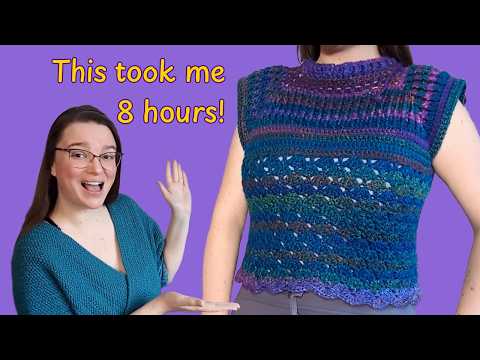 Cozy Crafting: crocheting a sweater and reading poetry