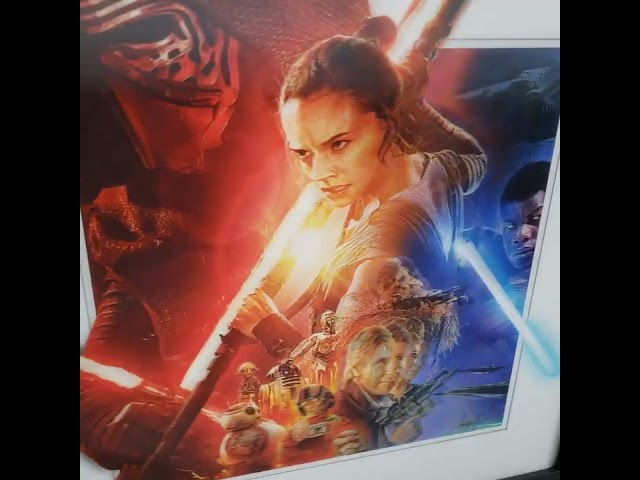 Vídeo relacionado con Póster de Star Wars, papel fotográfico satinado, tamaño A3, 297 mm x 420 mm