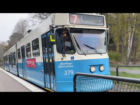 Sweden, Gothenburg, Tram Marathon,  Frölunda Torg-Komettorget-Saltholmen-Komettorget-Frölunda Torg