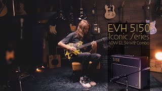 Video thumbnail for EVH 5150 Iconic Series 40W EL34 1x12 Combo by Tapestry Music