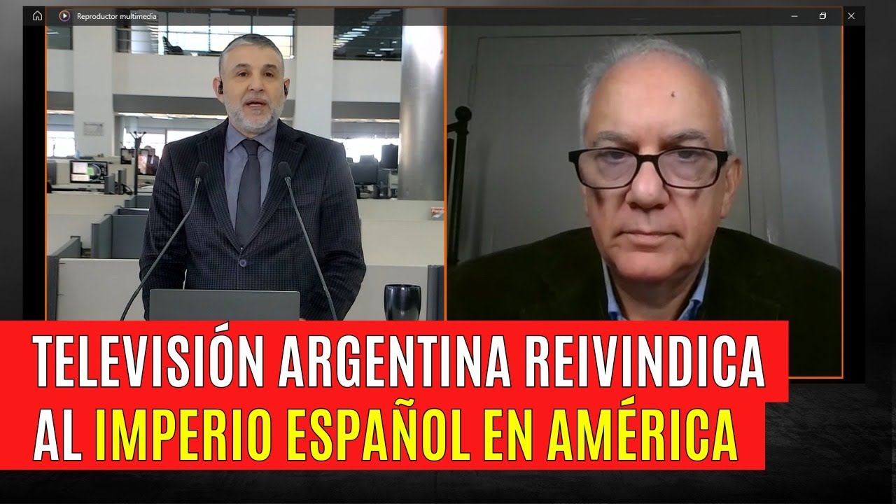 Patricio Lons reivindica al imperio español en la televisión argentina