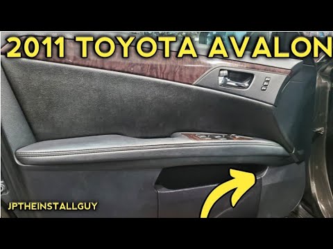 2011 TOYOTA AVALON DOOR PANEL REMOVAL AND SPEAKER INSTALL