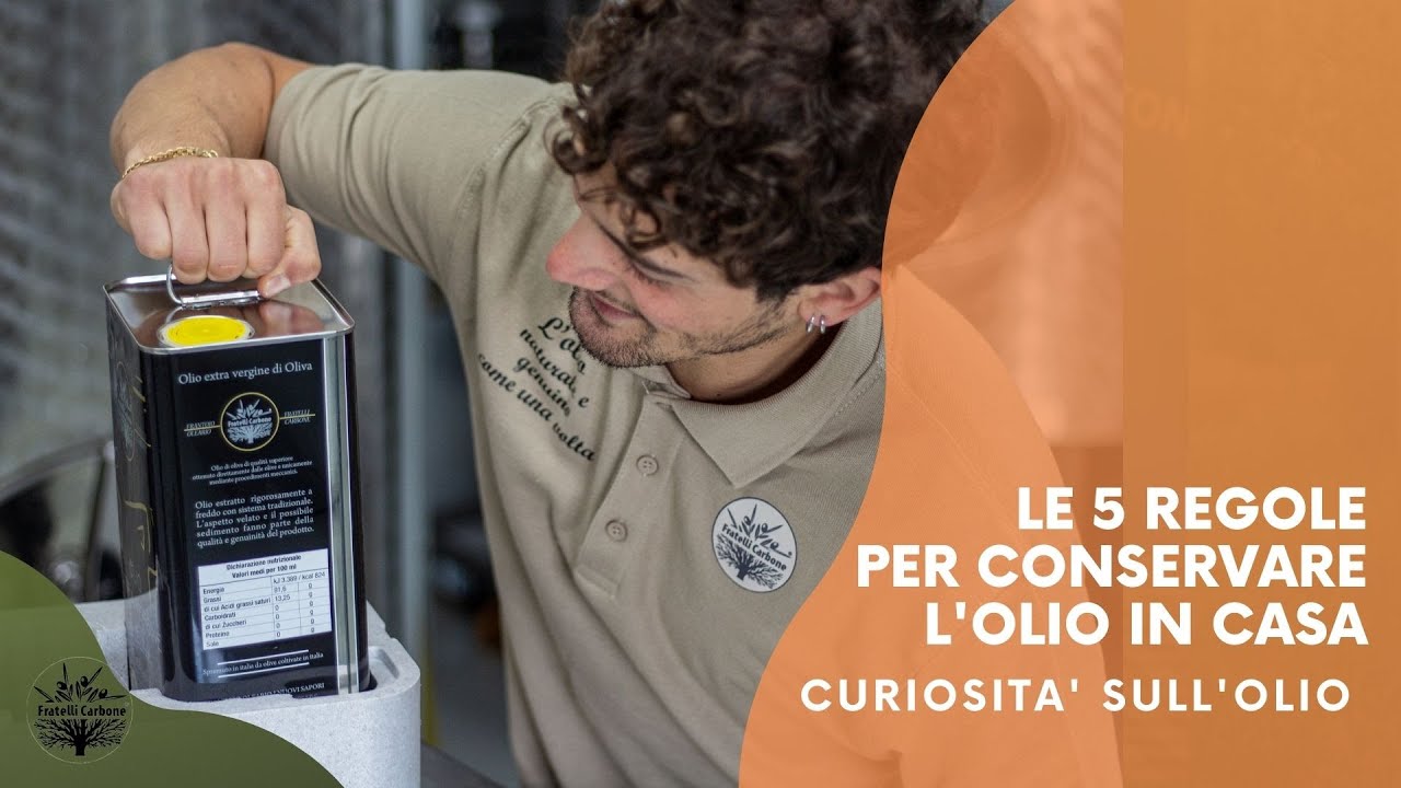 Come si conserva l'olio extravergine di oliva